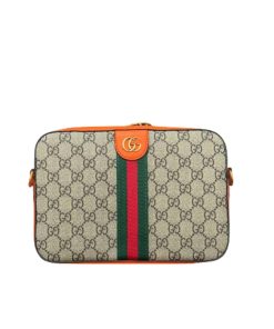 Gucci Ophidia Gg Shoulder Bag Beige Orange16Cm