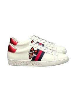 Gucci Ace Embroidered Tiger Sneaker  White