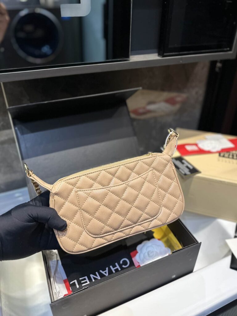 Chanel Timeless Cc Chain Shoulder Bag Dark Beige 25Cm - Image 3