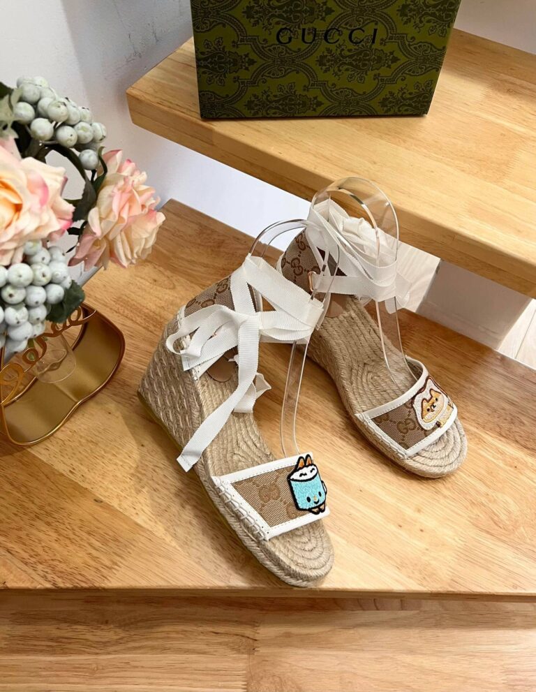 Gucci Women'S Gg Espadrille With Patch 737511 Fabor 9741 - Image 3