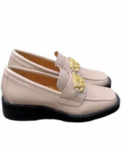 Gucci Womens Loafer With Interlocking G Beige