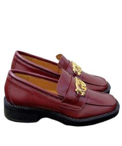 Gucci Womens Loafer With Interlocking G Red