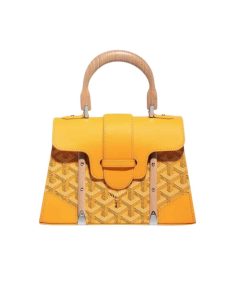 Goyard Saigon Structure Mini Bag Yellow 22Cm Saigobminty08Cl08P