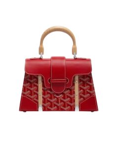 Goyard Saigon Structure Mini Bag Red 22Cm Saigobminty02Cl02P