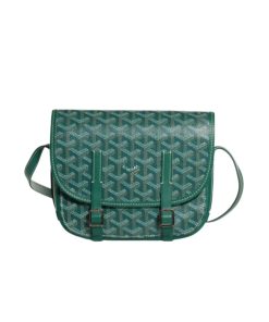 Goyard Goyardine Belvedere Pm Messenger Bag Green 21Cm