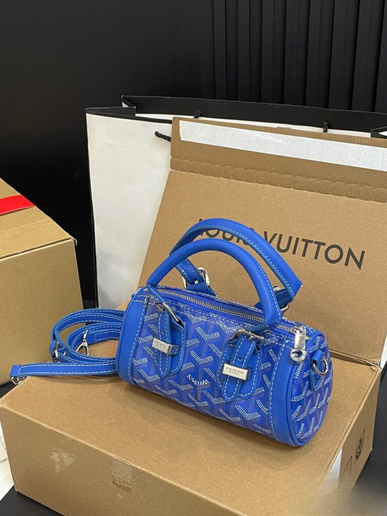 Goyard Goyardine Croisiere Mini Blue 19Cm - Image 2