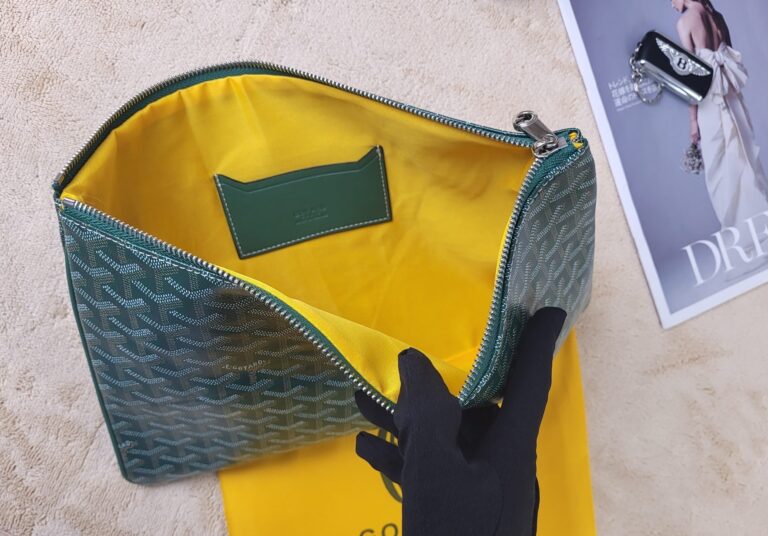 Goyard Senat Mm Pouch Green 36Cm Senat2Mgmty09Cl09P - Image 5