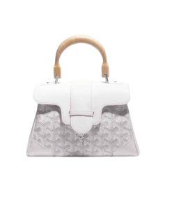 Goyard Saigon Souple Mini Bag White 20Cm Saigonminty50Cl50P