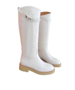 Hermes Faustine Boot White H222087Z