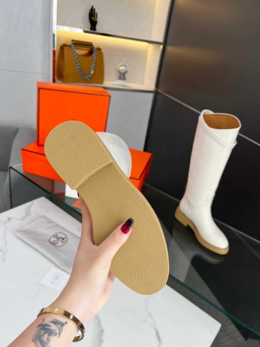 Hermes Faustine Boot White H222087Z - Image 3