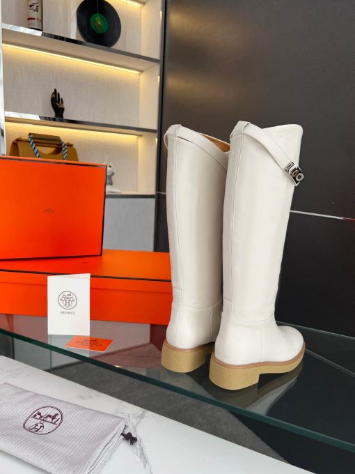 Hermes Faustine Boot White H222087Z - Image 2