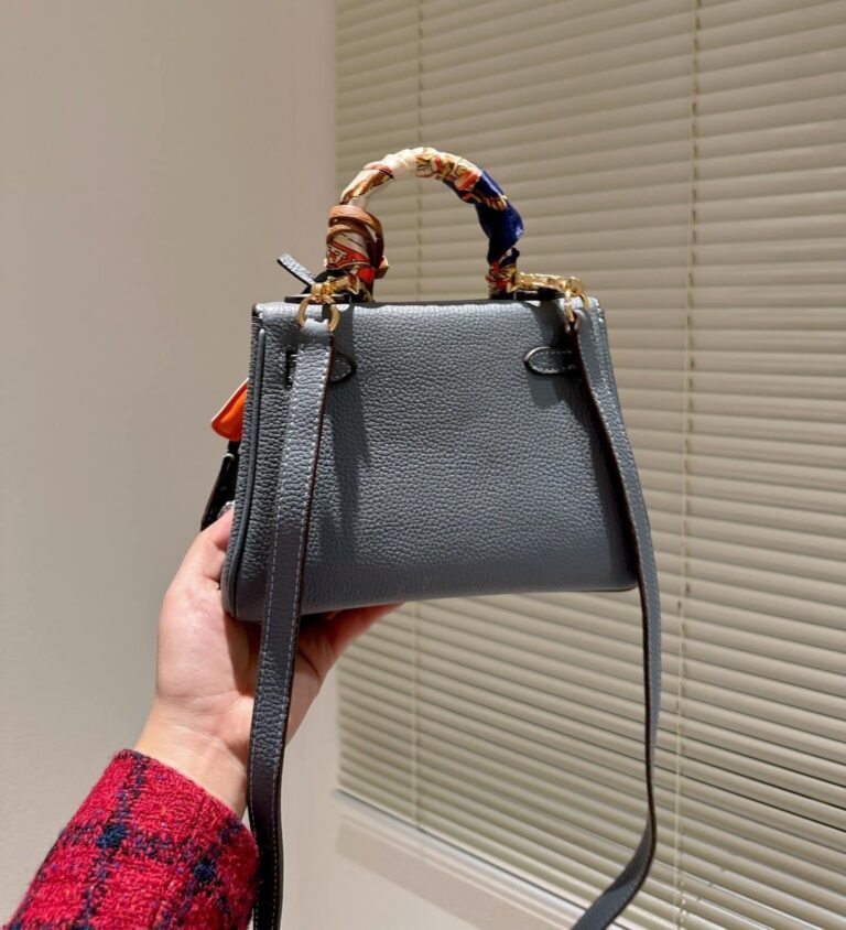 Hermes Kelly Togo Gray 20Cm - Image 5