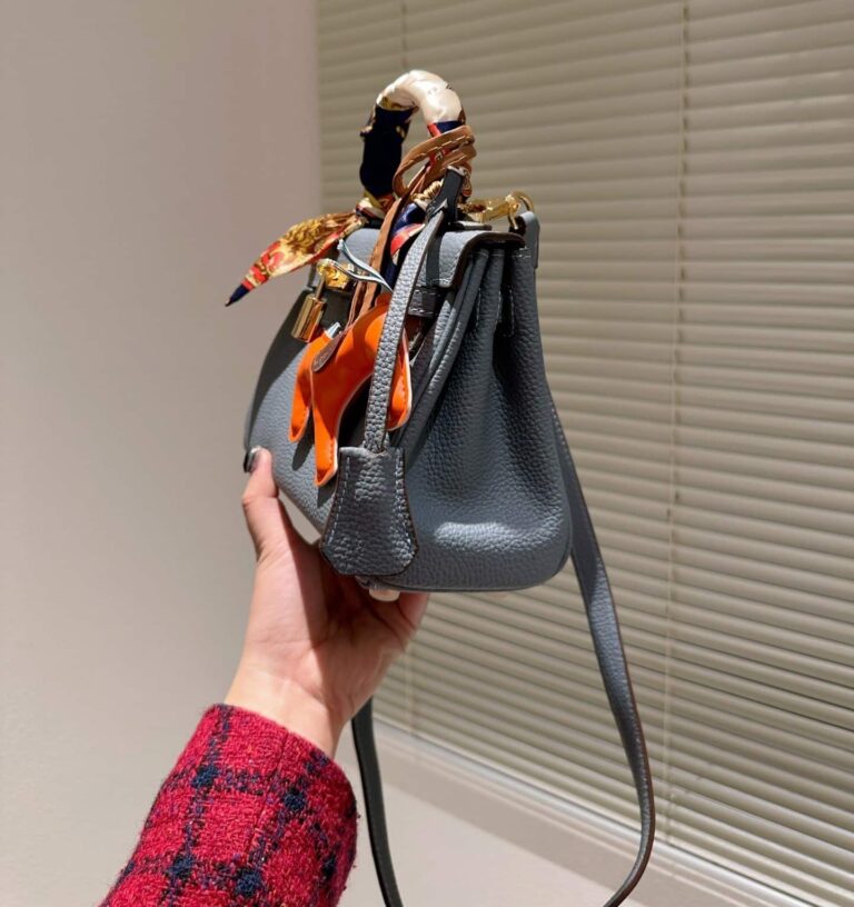 Hermes Kelly Togo Gray 20Cm - Image 2