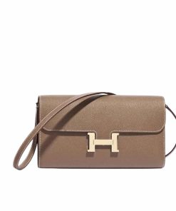 Hermes Constance To Go Epsom Etoupe 21Cm