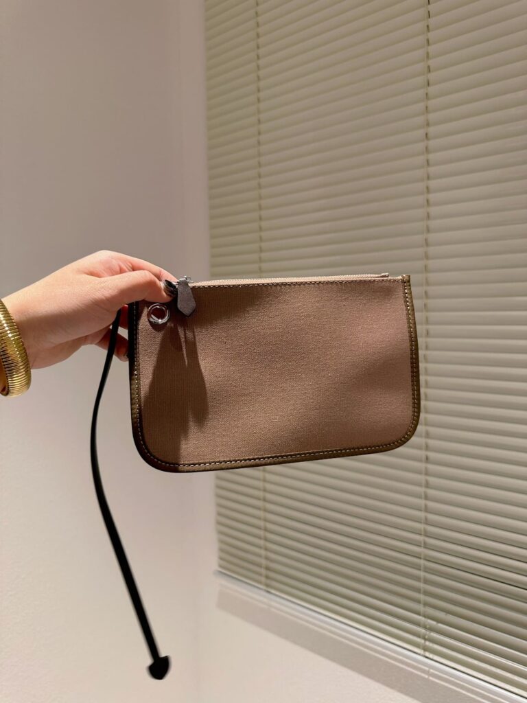 Hermes Toile Herbag Zip Tote Bag Dark Brown 31Cm - Image 9