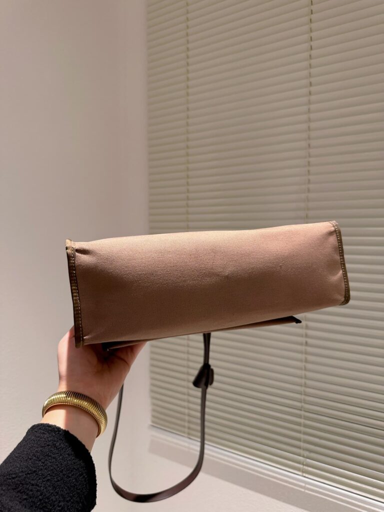 Hermes Toile Herbag Zip Tote Bag Dark Brown 31Cm - Image 7