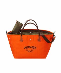 Hermes Fourre Tout Du Cavalier Bag Orrange 42Cm