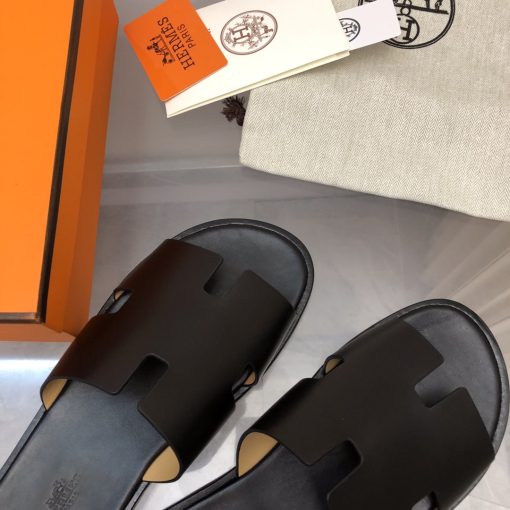 Hermes Izmir Sandal Black H041141Zh01390 - Image 2