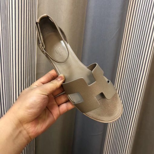 Hermes Santorini Sandal Beige - Image 4