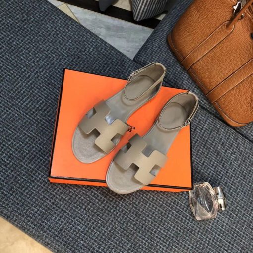Hermes Santorini Sandal Beige - Image 5