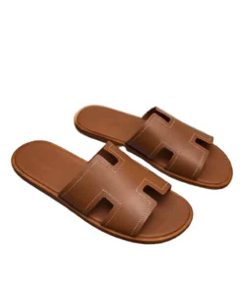 Hermes Izmir Sandal Brown H221826Zha3415