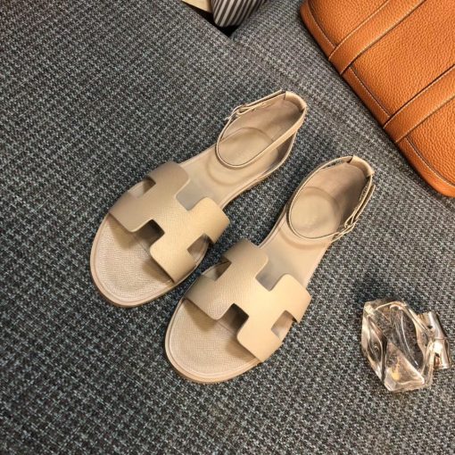 Hermes Santorini Sandal Beige - Image 7