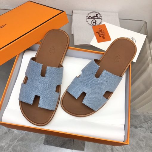 Hermes Izmir Sandal Bleu Clair H221819Zhcb400 - Image 8