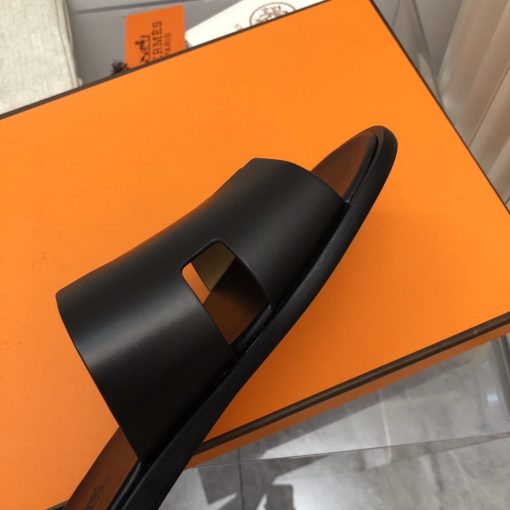 Hermes Izmir Sandal Black H041141Zh01390 - Image 8