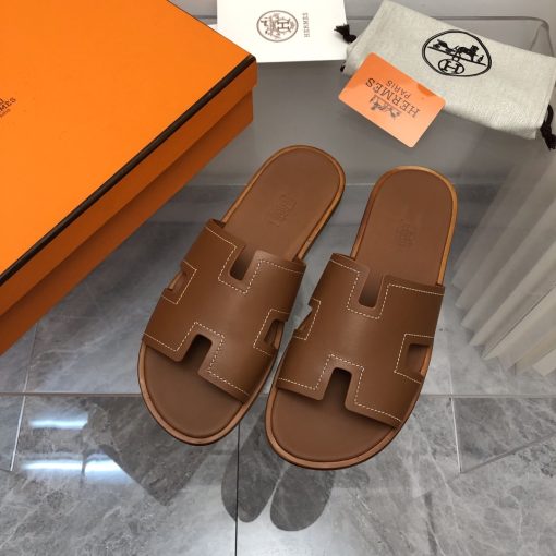 Hermes Izmir Sandal Brown H221826Zha3415 - Image 9