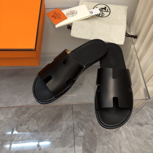 Hermes Izmir Sandal Black H041141Zh01390 - Image 10