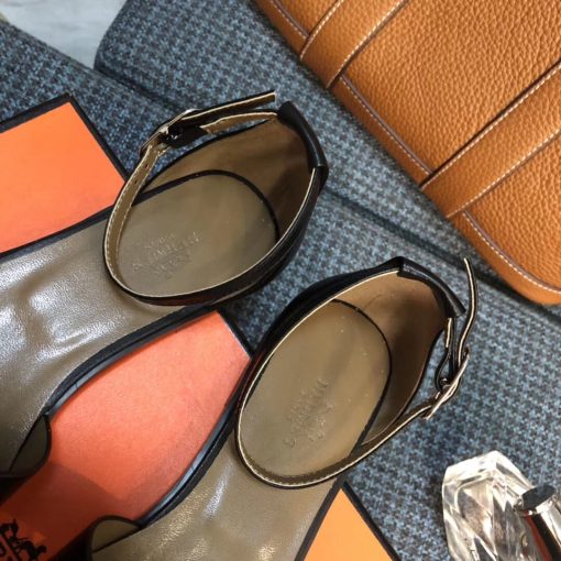 Hermes Santorini Sandal Black H182139Z02420 - Image 3