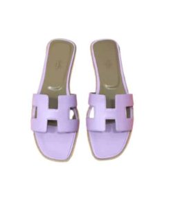 Hermes Oran Sandal Epsom Violet Amethyste