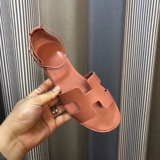Hermes Santorini Sandal Pink - Image 4