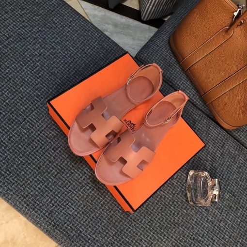 Hermes Santorini Sandal Pink - Image 5