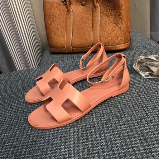 Hermes Santorini Sandal Pink - Image 6