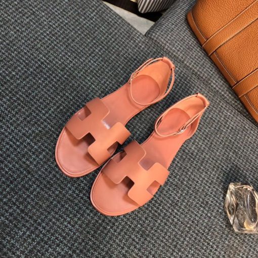 Hermes Santorini Sandal Pink - Image 7