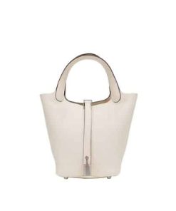 Hermes Picotin 18Cm White