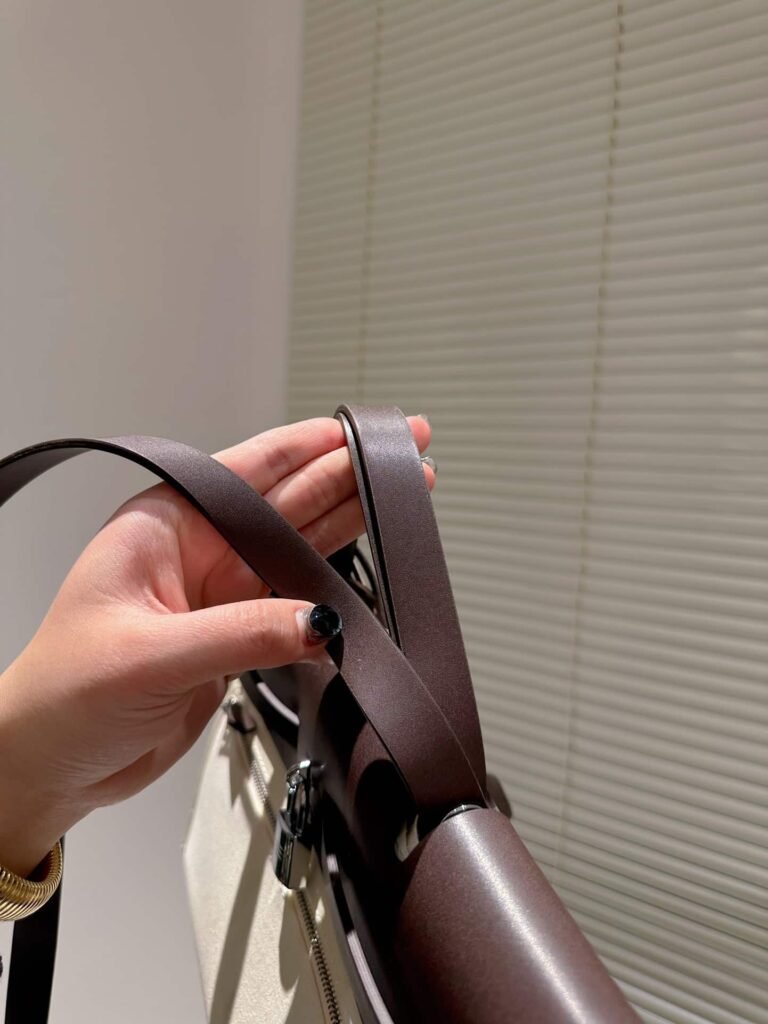 Hermes Vache Hunter Toile Herbag Zip 31 Beige 31Cm - Image 3