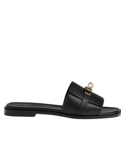 Hermes Giulia Sandal Black H232129Z 02350