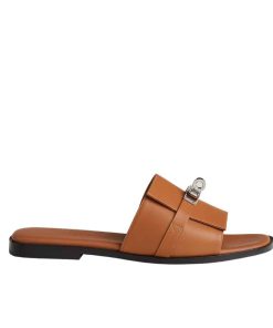 Hermes Giulia Sandal Brown H231056Z A3360