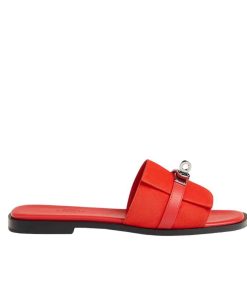 Hermes Giulia Sandal Orange H232130Z 5H360