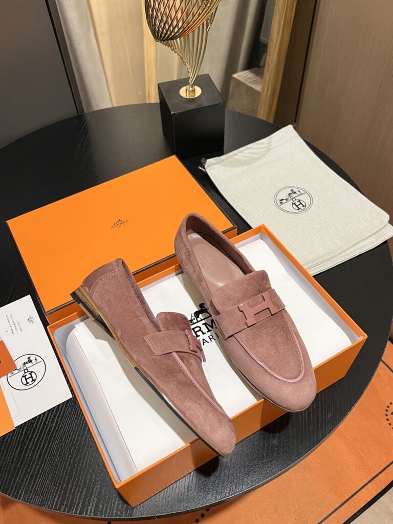 Hermes Paris Loafer Pink - Image 3
