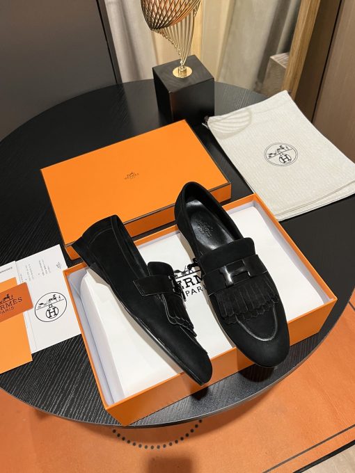 Hermes Royal Loafer Black - Image 7