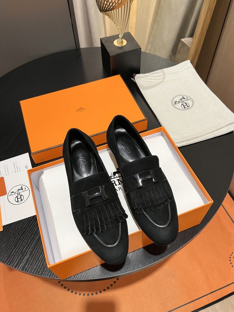Hermes Royal Loafer Black - Image 8