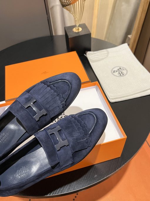Hermes Royal Loafer Blue - Image 2