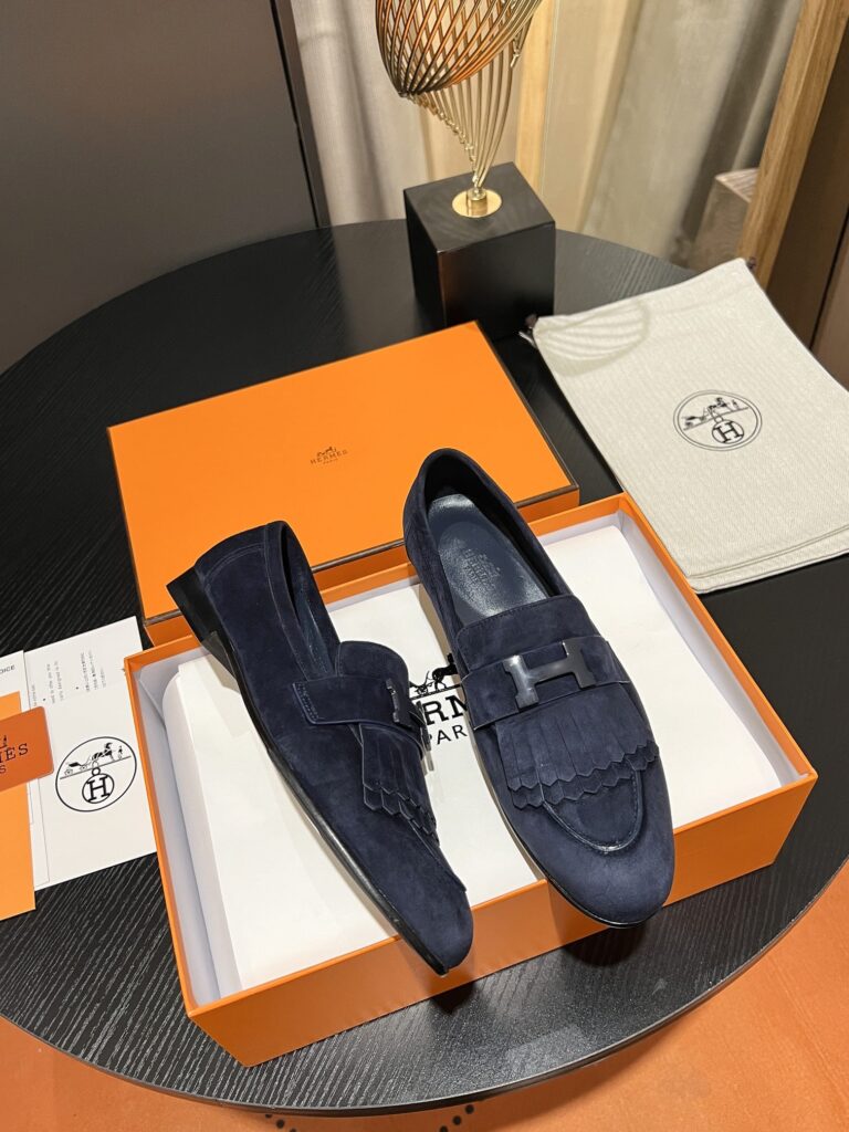 Hermes Royal Loafer Blue - Image 5