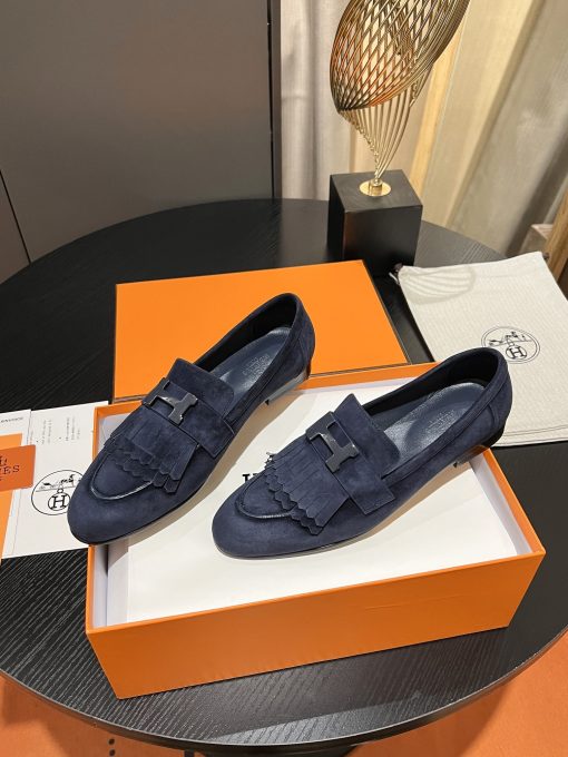 Hermes Royal Loafer Blue - Image 7