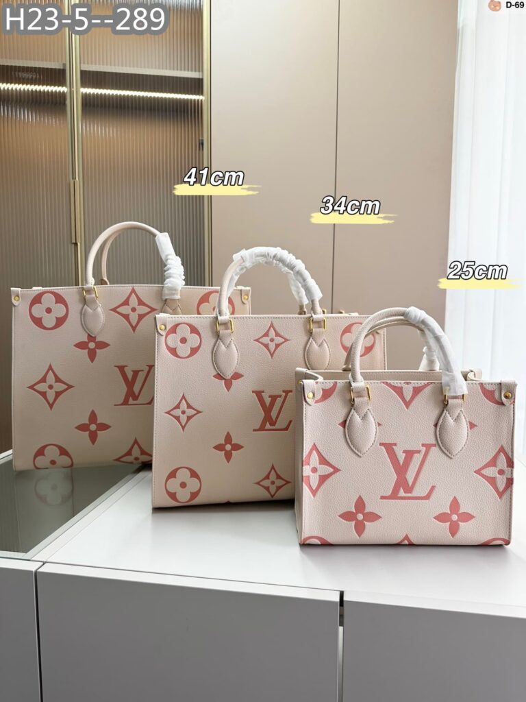 Louis Vuitton Onthego Mm Bag Pink 34Cm - Image 2