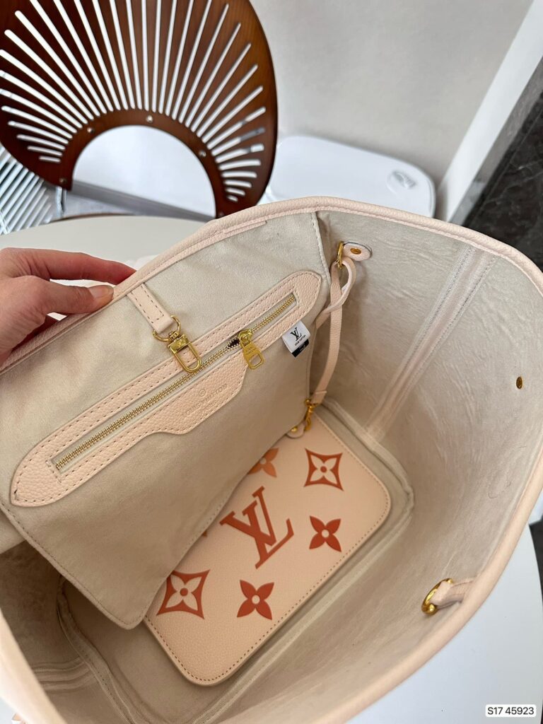 Louis Vuitton Neverfull Mm Beige 33Cm M46516 - Image 3