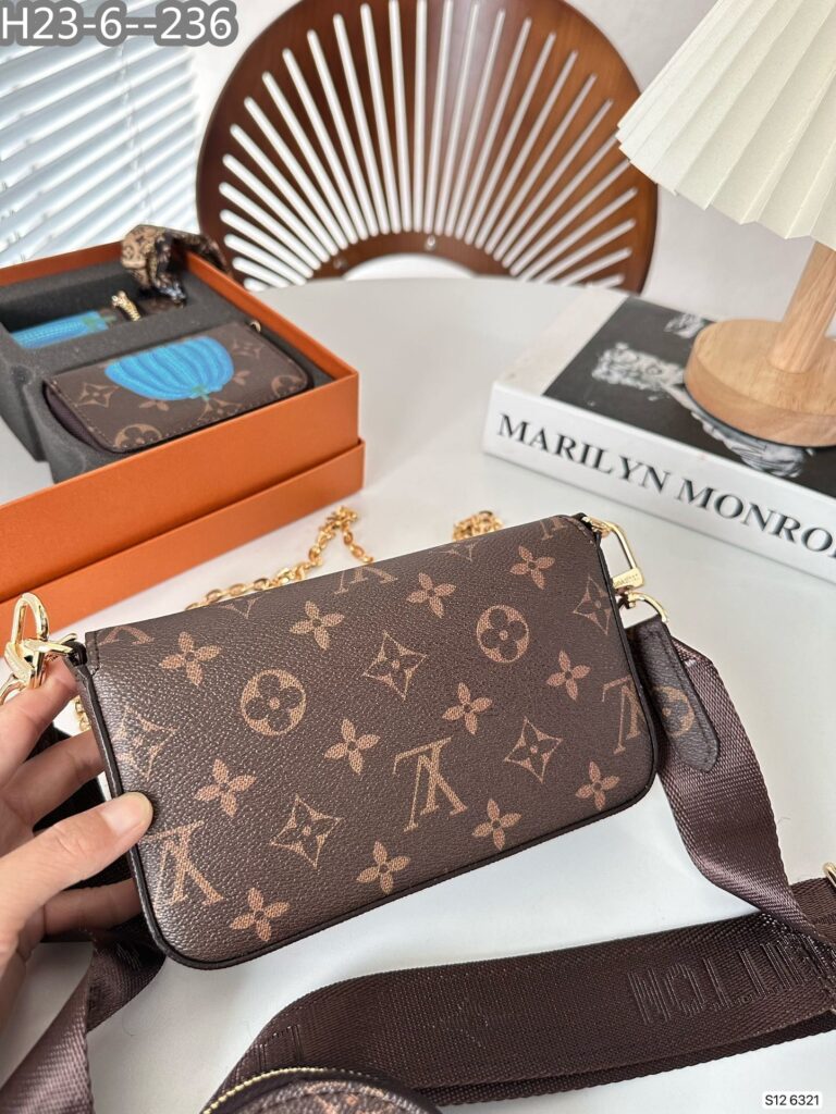 Louis Vuitton Set Of 3 Items Monogram Blue Pumpkin 18Cm - Image 5